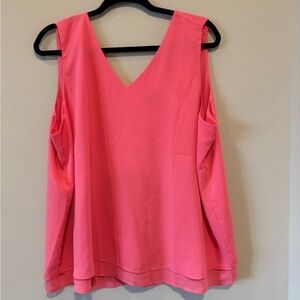 Ann Taylor XL Women's Pink Sleeveless Top